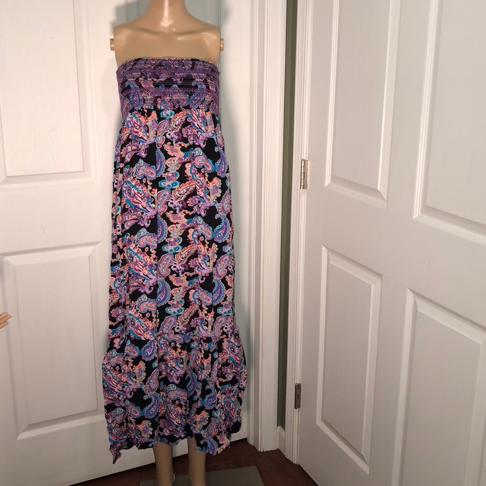 COPY - 6 degrees Purple Print Dress M